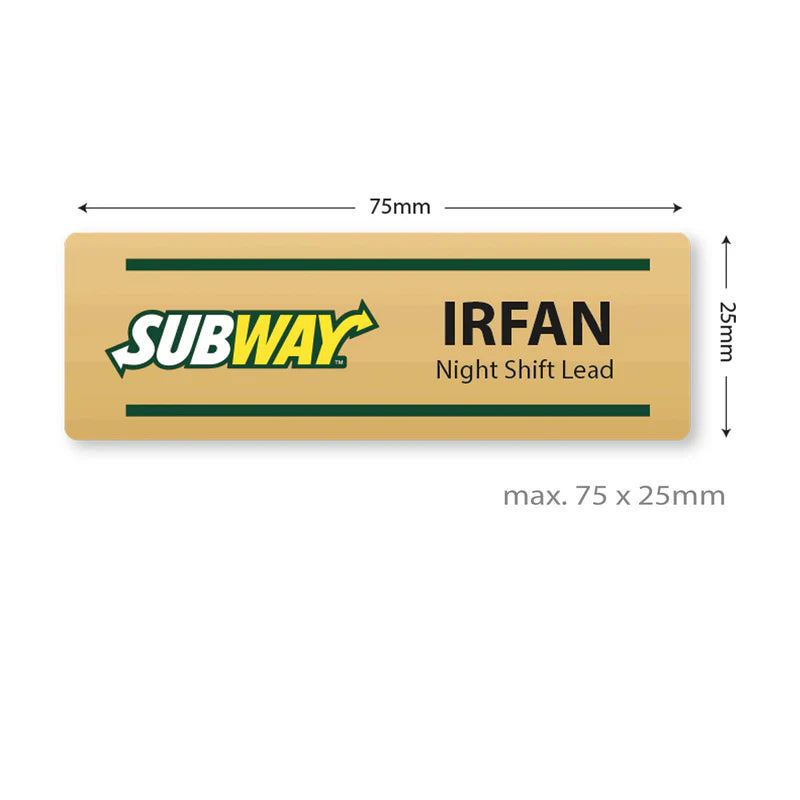 NAME TAG MODEL: TAG 8-8