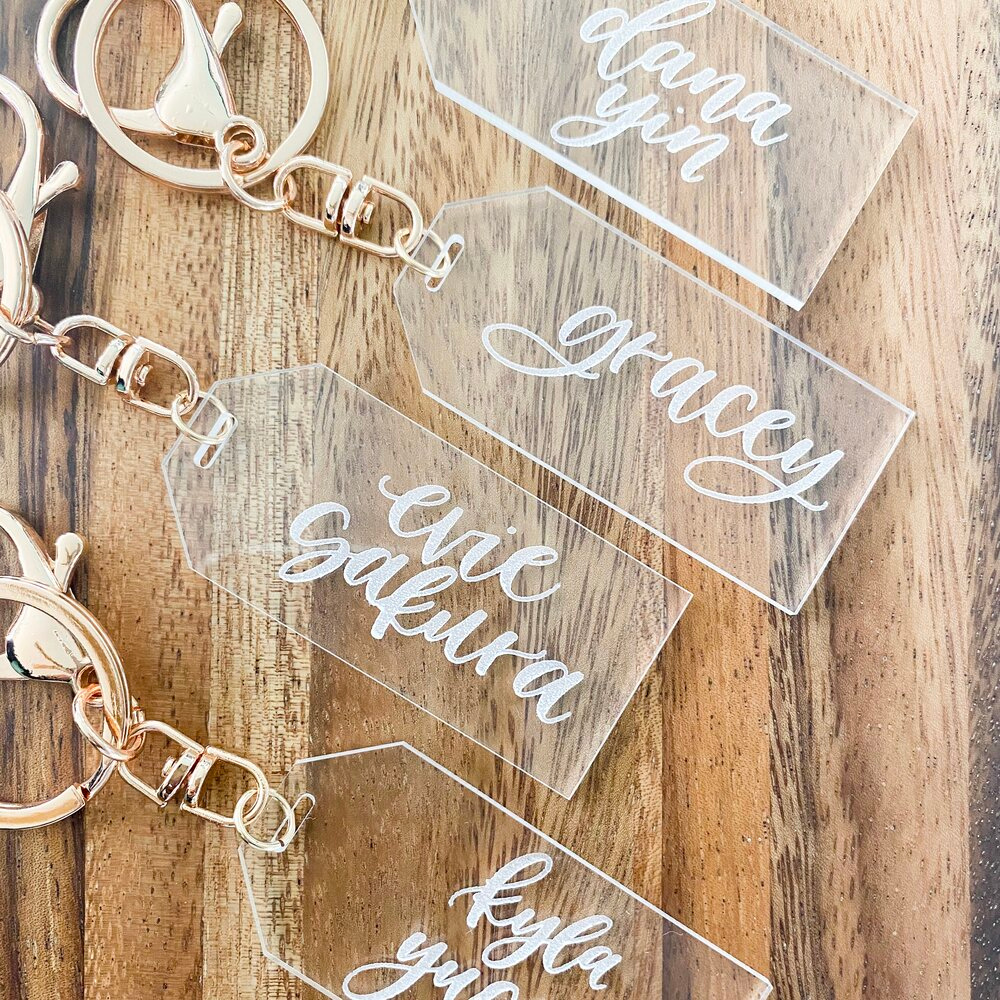 Custom Acrylic Key Chain Printing