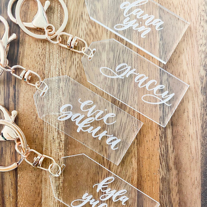 Custom Acrylic Key Chain Printing