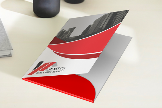 Real Estate Agency Presentation Folder Printing Service