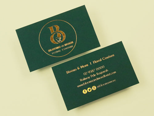 Hot Stamping Business Card 250gsm