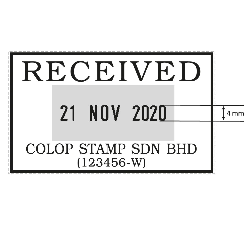 COLOP P35D Self Inking Stamp