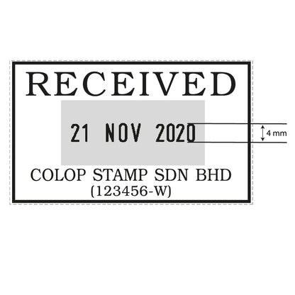 COLOP P35D Self Inking Stamp