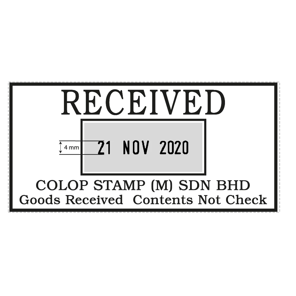 COLOP P60D Self Inking Stamp