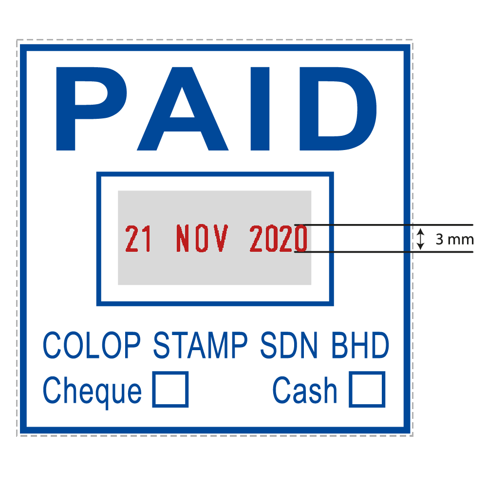 COLOP Q43D Self Inking Stamp