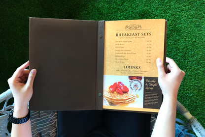 Hard Cover Menu